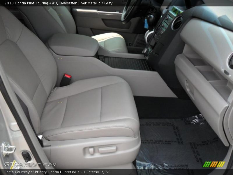 Alabaster Silver Metallic / Gray 2010 Honda Pilot Touring 4WD