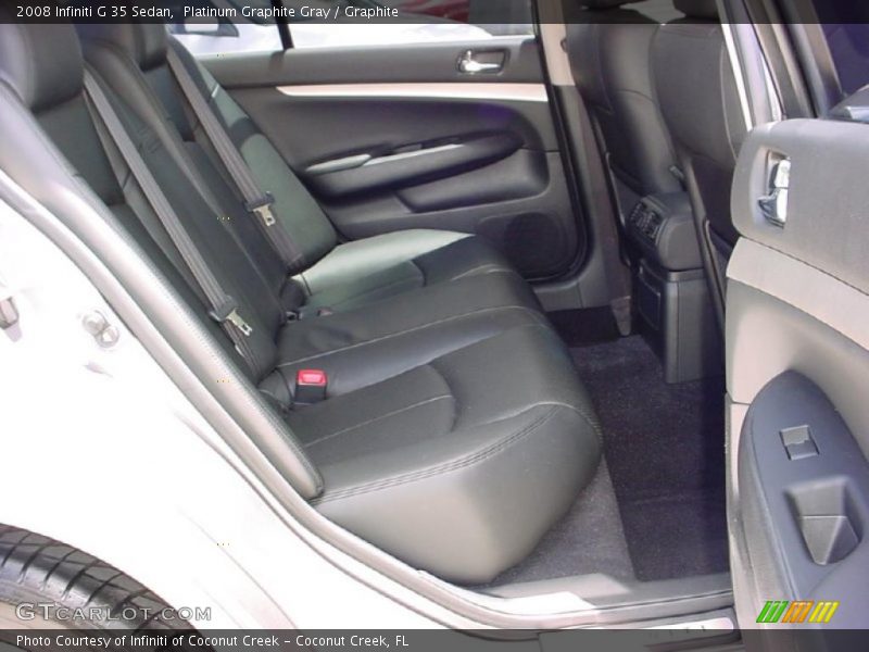 Platinum Graphite Gray / Graphite 2008 Infiniti G 35 Sedan