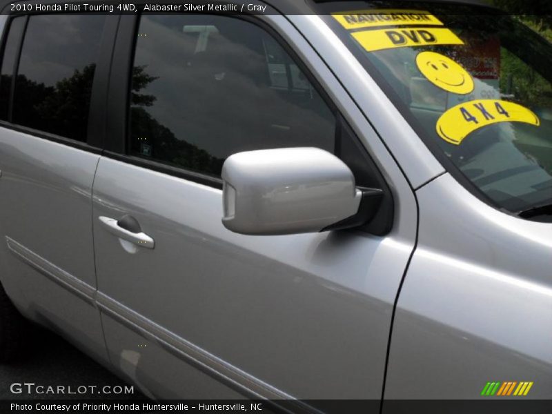 Alabaster Silver Metallic / Gray 2010 Honda Pilot Touring 4WD