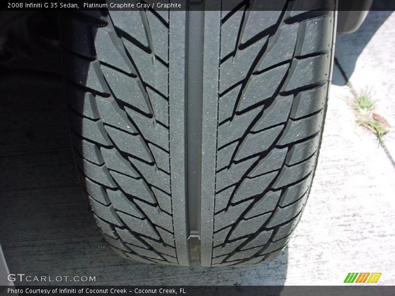 Platinum Graphite Gray / Graphite 2008 Infiniti G 35 Sedan