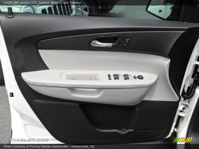 Summit White / Light Titanium 2008 GMC Acadia SLT