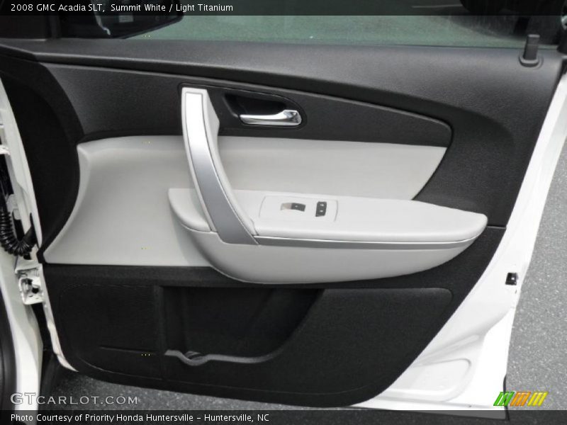 Summit White / Light Titanium 2008 GMC Acadia SLT