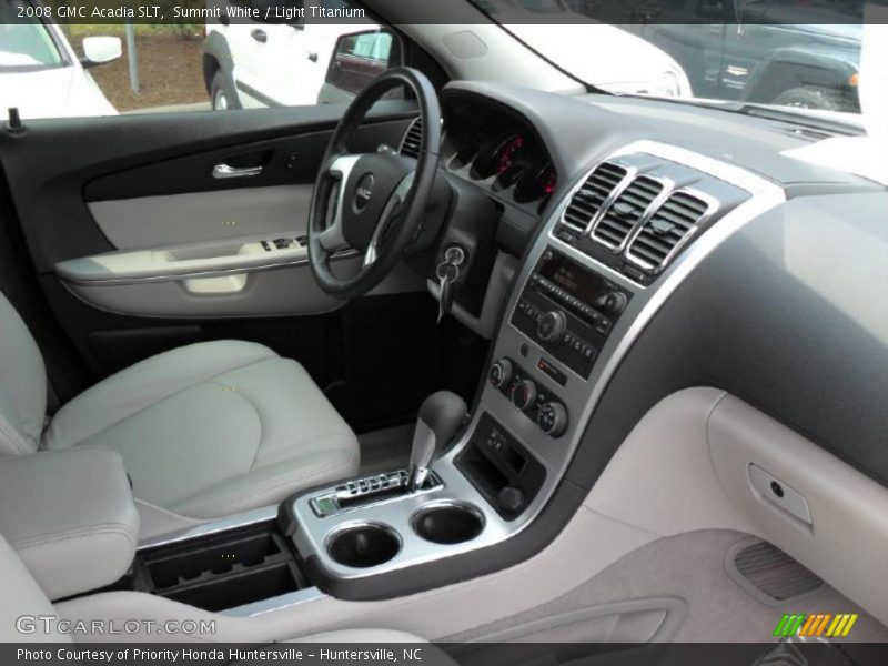 Summit White / Light Titanium 2008 GMC Acadia SLT