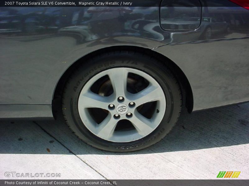 Magnetic Gray Metallic / Ivory 2007 Toyota Solara SLE V6 Convertible