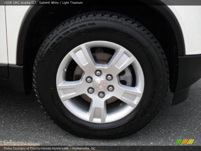Summit White / Light Titanium 2008 GMC Acadia SLT