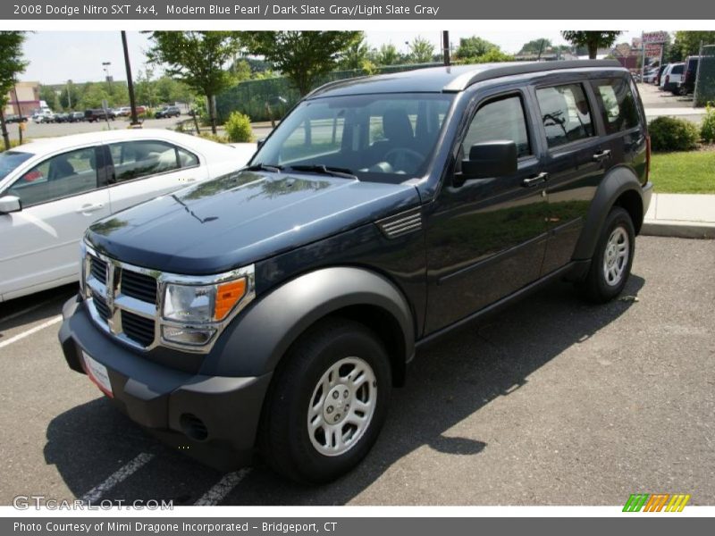 Modern Blue Pearl / Dark Slate Gray/Light Slate Gray 2008 Dodge Nitro SXT 4x4
