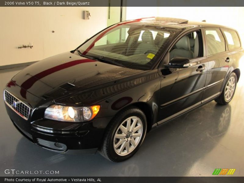 Black / Dark Beige/Quartz 2006 Volvo V50 T5