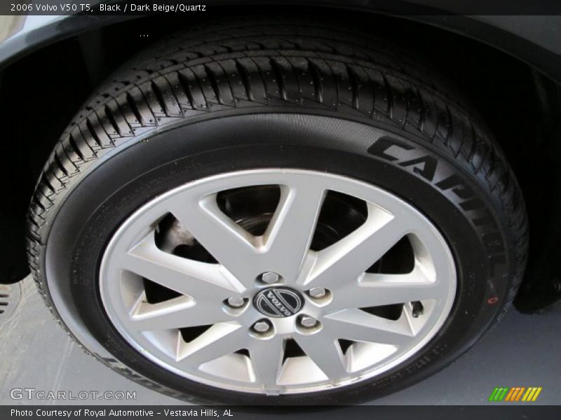Black / Dark Beige/Quartz 2006 Volvo V50 T5