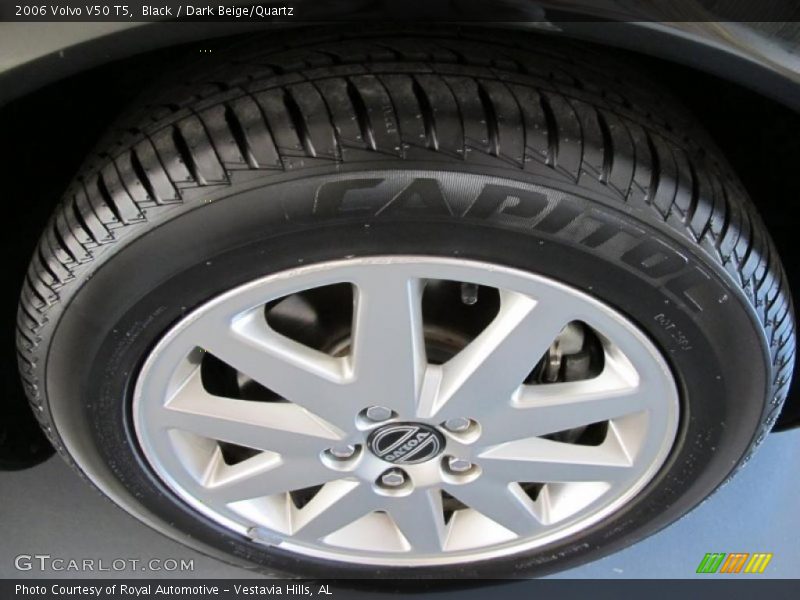 Black / Dark Beige/Quartz 2006 Volvo V50 T5