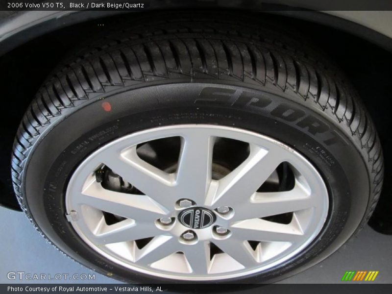 Black / Dark Beige/Quartz 2006 Volvo V50 T5