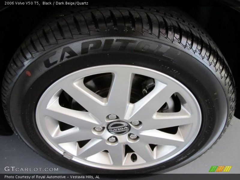 Black / Dark Beige/Quartz 2006 Volvo V50 T5