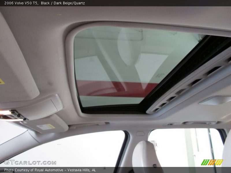 Black / Dark Beige/Quartz 2006 Volvo V50 T5