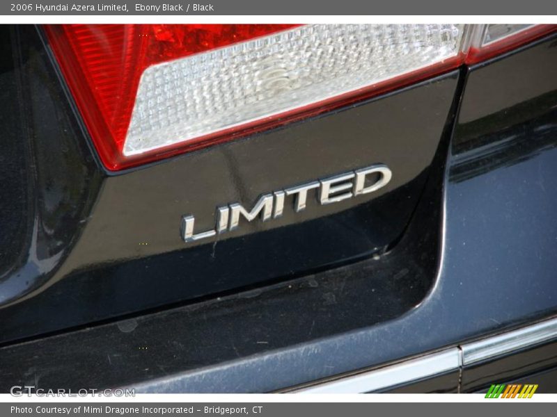 Ebony Black / Black 2006 Hyundai Azera Limited