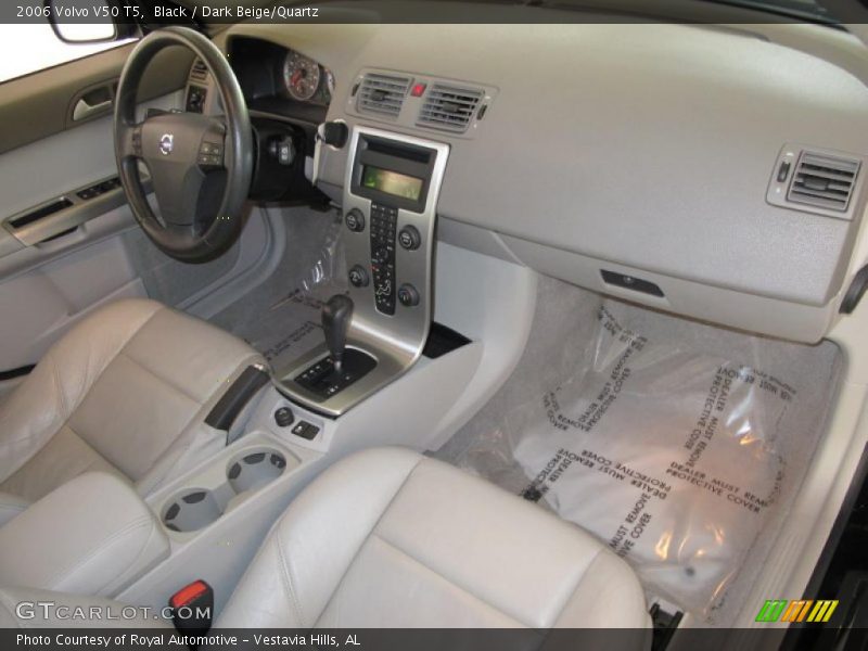 Black / Dark Beige/Quartz 2006 Volvo V50 T5