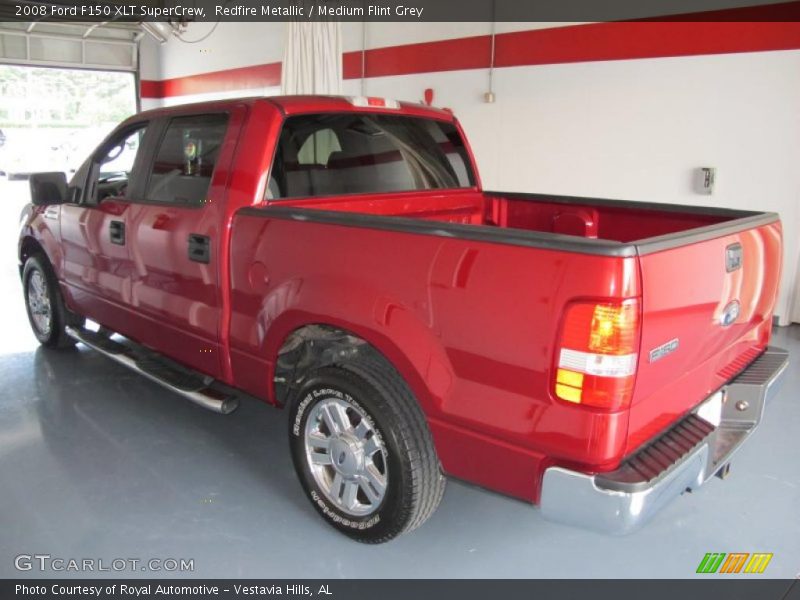 Redfire Metallic / Medium Flint Grey 2008 Ford F150 XLT SuperCrew