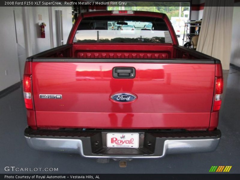 Redfire Metallic / Medium Flint Grey 2008 Ford F150 XLT SuperCrew