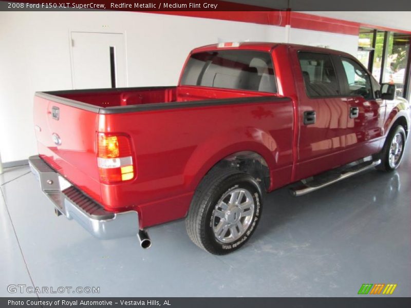 Redfire Metallic / Medium Flint Grey 2008 Ford F150 XLT SuperCrew