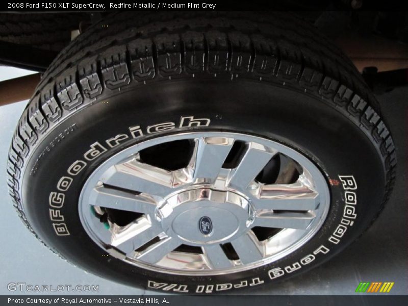 Redfire Metallic / Medium Flint Grey 2008 Ford F150 XLT SuperCrew