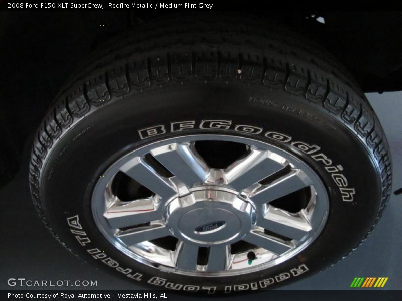 Redfire Metallic / Medium Flint Grey 2008 Ford F150 XLT SuperCrew