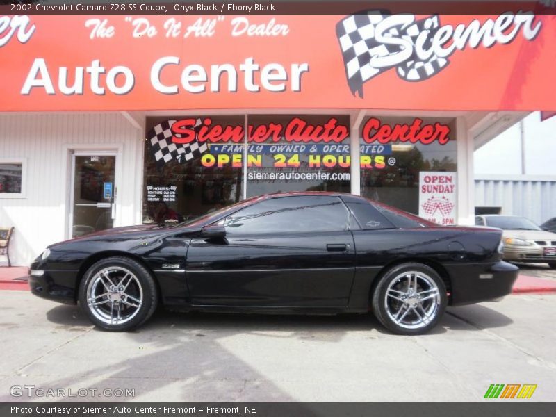 Onyx Black / Ebony Black 2002 Chevrolet Camaro Z28 SS Coupe