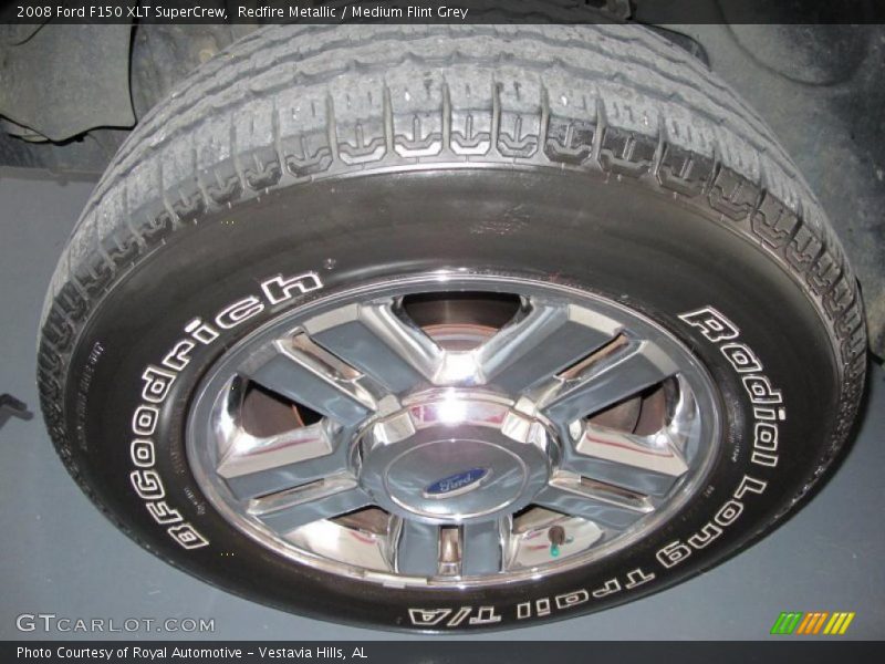 Redfire Metallic / Medium Flint Grey 2008 Ford F150 XLT SuperCrew