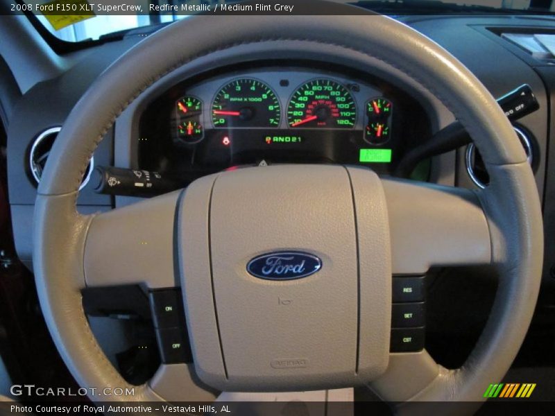 Redfire Metallic / Medium Flint Grey 2008 Ford F150 XLT SuperCrew