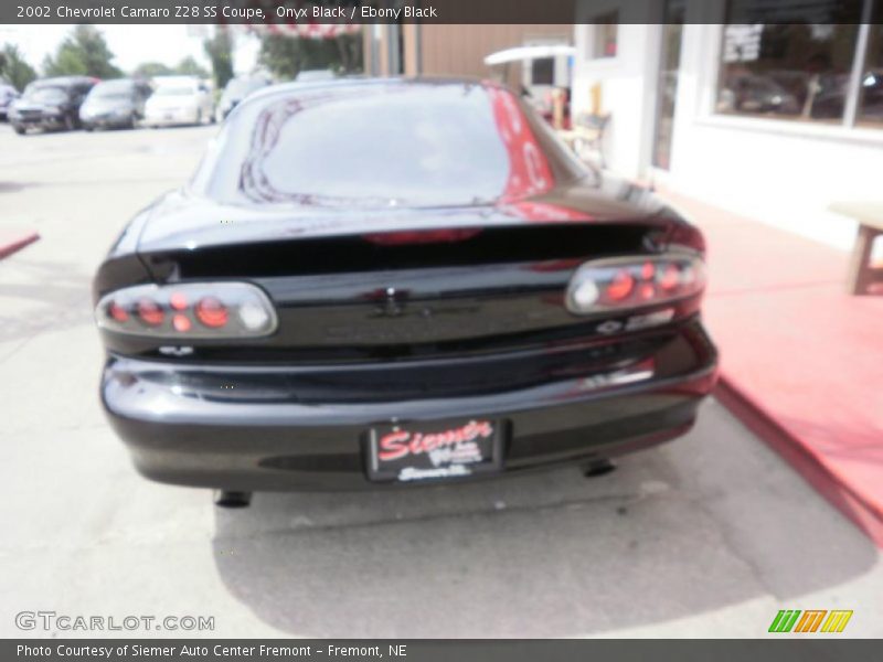 Onyx Black / Ebony Black 2002 Chevrolet Camaro Z28 SS Coupe