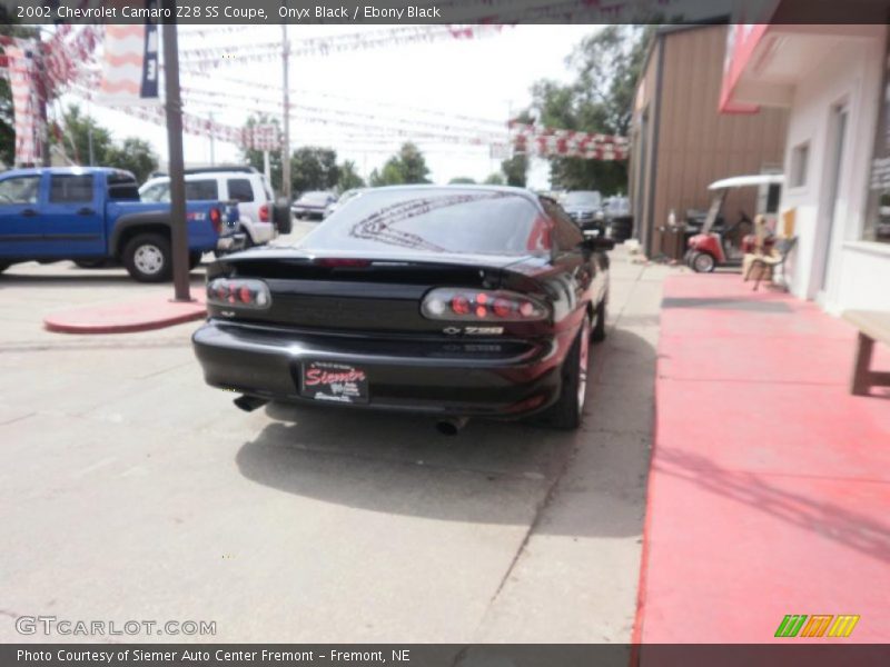 Onyx Black / Ebony Black 2002 Chevrolet Camaro Z28 SS Coupe