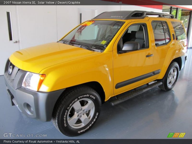 Solar Yellow / Desert/Graphite 2007 Nissan Xterra SE