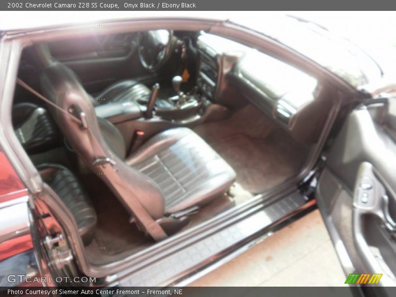 Onyx Black / Ebony Black 2002 Chevrolet Camaro Z28 SS Coupe