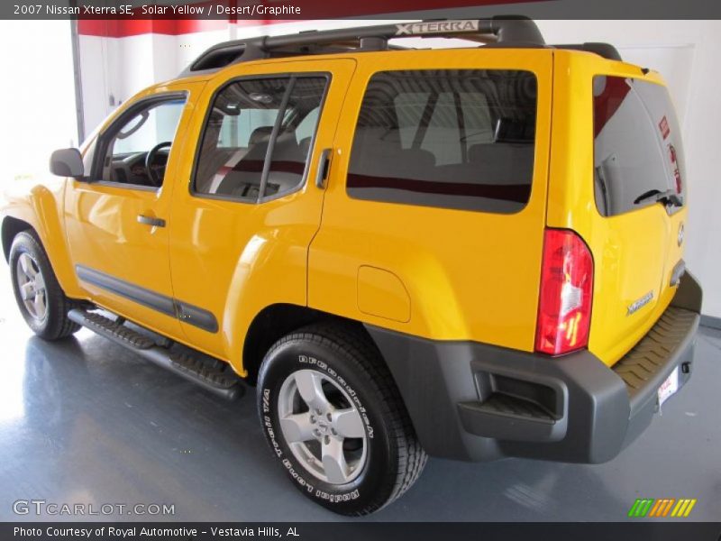 Solar Yellow / Desert/Graphite 2007 Nissan Xterra SE