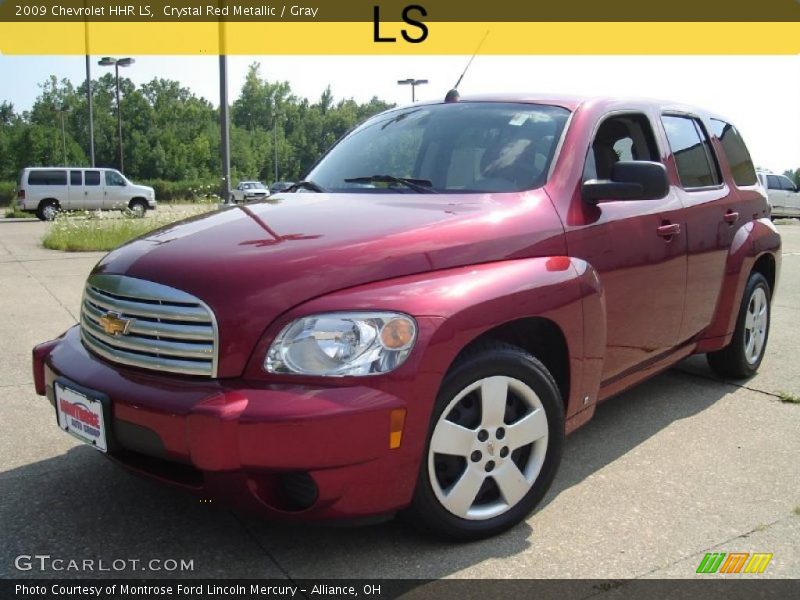 Crystal Red Metallic / Gray 2009 Chevrolet HHR LS