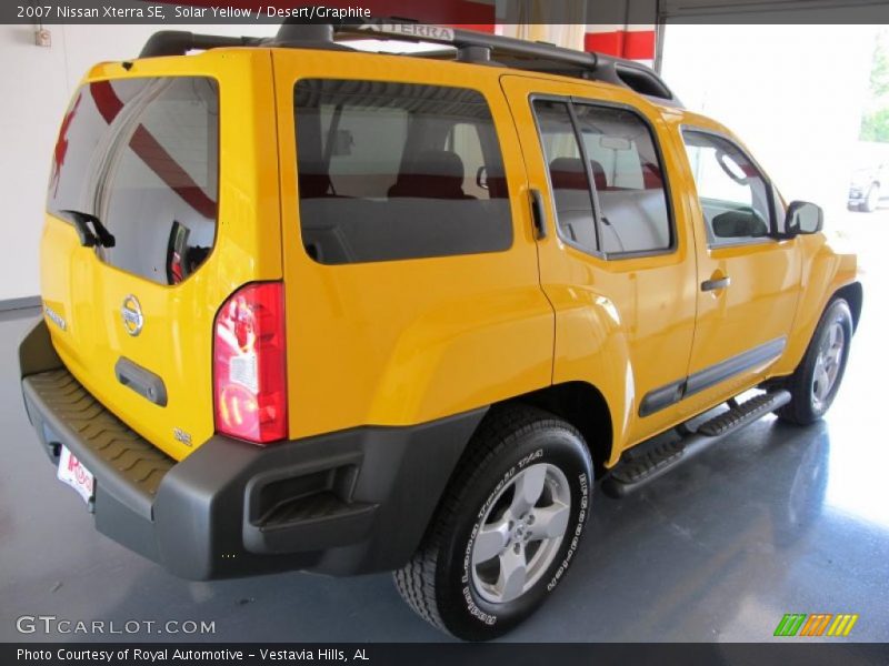 Solar Yellow / Desert/Graphite 2007 Nissan Xterra SE
