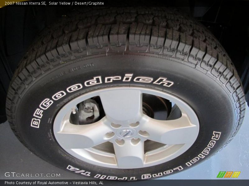 Solar Yellow / Desert/Graphite 2007 Nissan Xterra SE