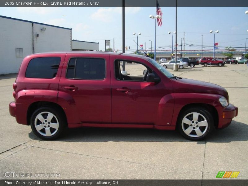 Crystal Red Metallic / Gray 2009 Chevrolet HHR LS