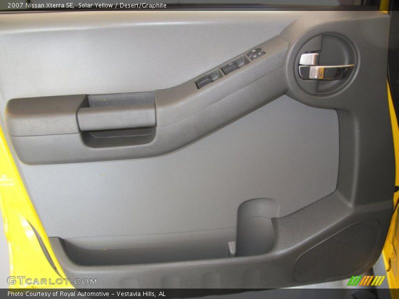 Solar Yellow / Desert/Graphite 2007 Nissan Xterra SE