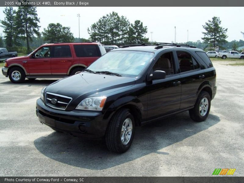 Ebony Black / Beige 2005 Kia Sorento LX 4WD