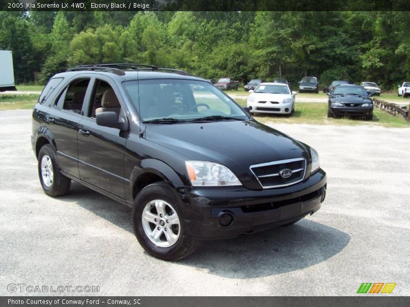 Ebony Black / Beige 2005 Kia Sorento LX 4WD