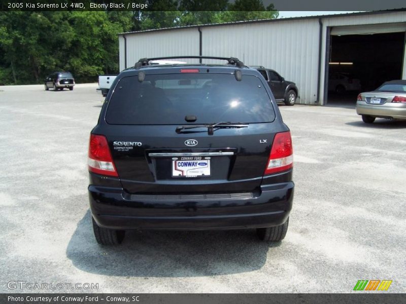 Ebony Black / Beige 2005 Kia Sorento LX 4WD
