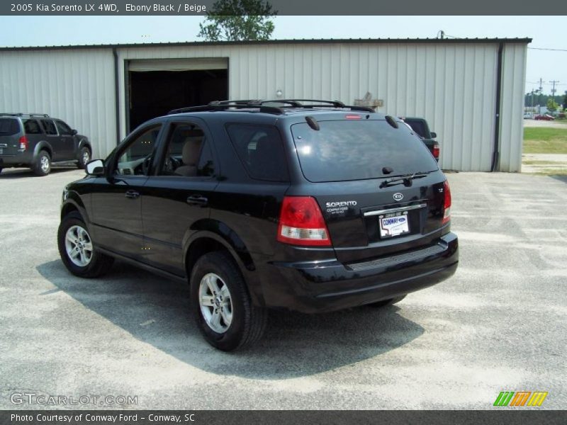 Ebony Black / Beige 2005 Kia Sorento LX 4WD