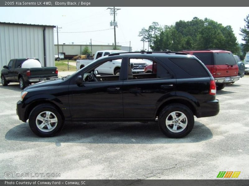 Ebony Black / Beige 2005 Kia Sorento LX 4WD