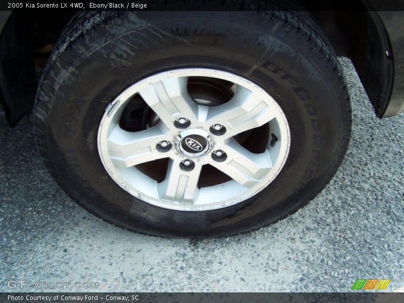 Ebony Black / Beige 2005 Kia Sorento LX 4WD