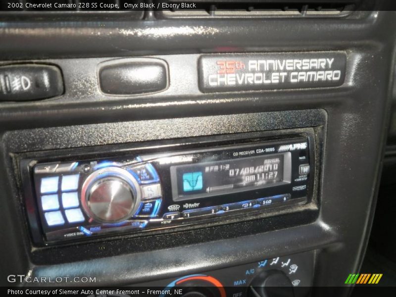 Onyx Black / Ebony Black 2002 Chevrolet Camaro Z28 SS Coupe