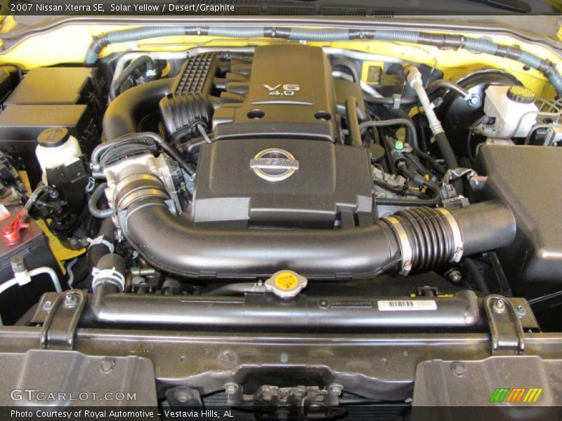 Solar Yellow / Desert/Graphite 2007 Nissan Xterra SE