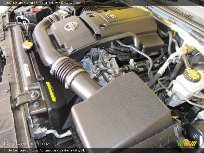 Solar Yellow / Desert/Graphite 2007 Nissan Xterra SE