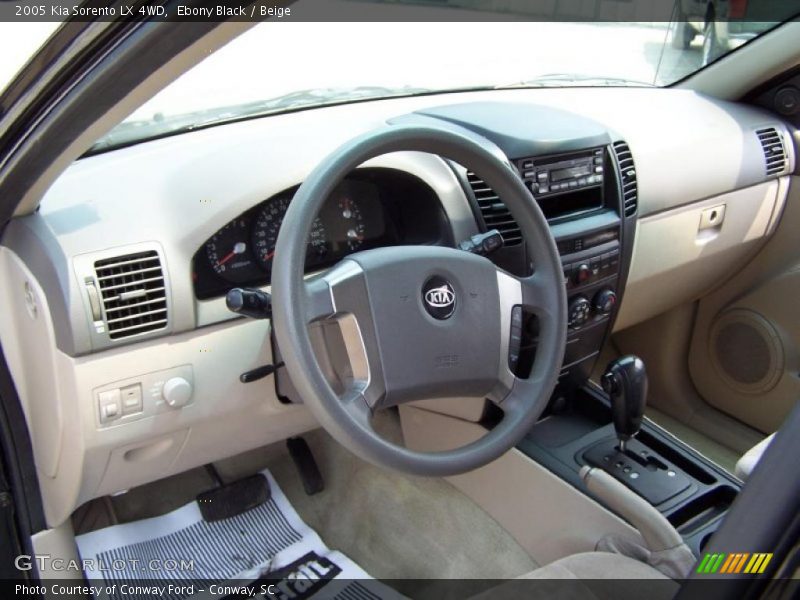Ebony Black / Beige 2005 Kia Sorento LX 4WD