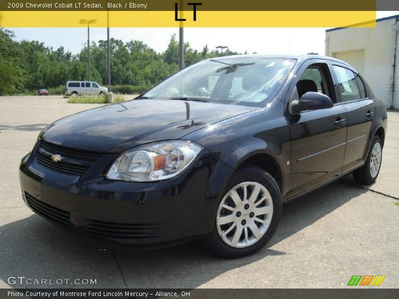 Black / Ebony 2009 Chevrolet Cobalt LT Sedan