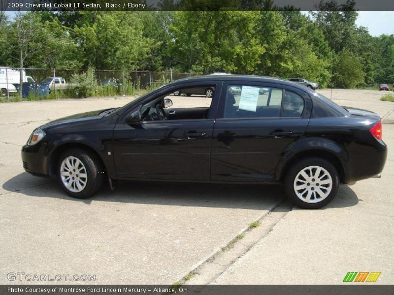 Black / Ebony 2009 Chevrolet Cobalt LT Sedan