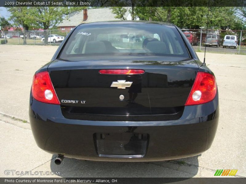 Black / Ebony 2009 Chevrolet Cobalt LT Sedan