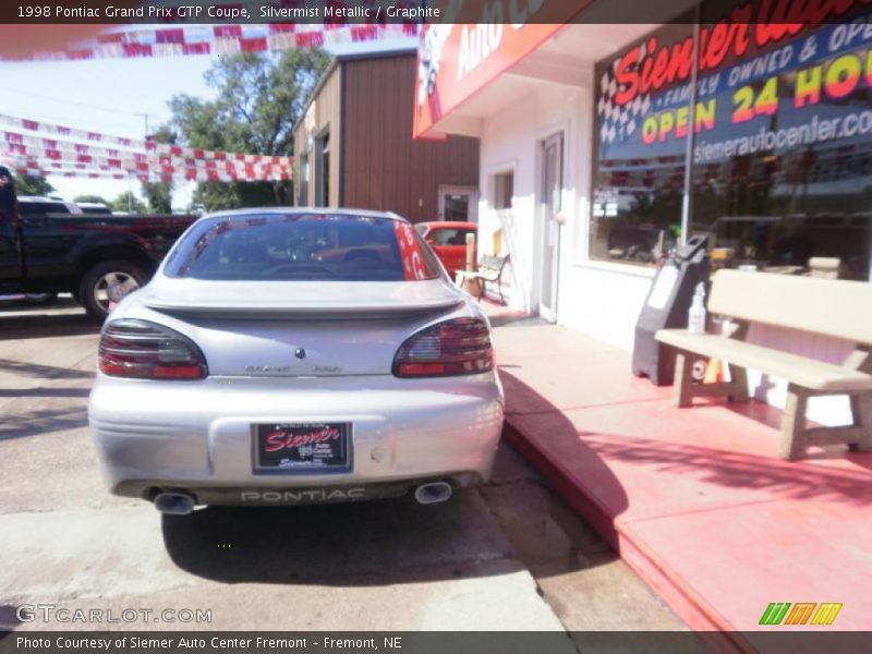 Silvermist Metallic / Graphite 1998 Pontiac Grand Prix GTP Coupe